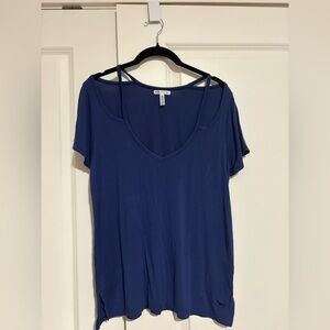 LAST CHANCE PINK Victoria's Secret Deep Blue Short Sleeve Tee